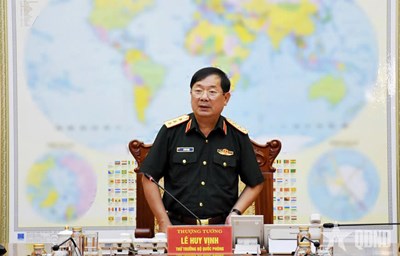 View - 	Thượng tướng Lê Huy Vịnh chủ trì thông qua công tác chuẩn bị đại hội